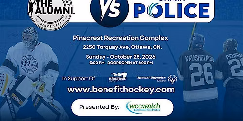 Ottawa NHL Alumni Benefit Hockey Game
