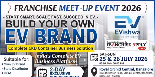 EV BUSINESS MEET-UP EVENT - BENGALURU