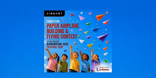 Airhart 2026 Kids Paper Airplane Making Workshop