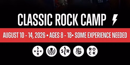 Classic Rock Camp (Ages 8-18 with experience)