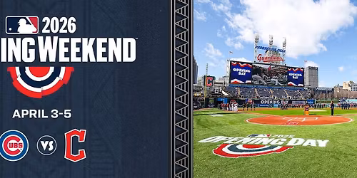 Cleveland Guardians vs. Chicago Cubs - Home Opener