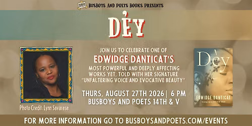 D\u00c8Y with Edwidge Danticat | A Busboys and Poets Books Presentation