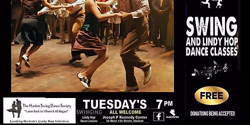 TUESDAYS  FREE Swinging Lindy Hop Class!