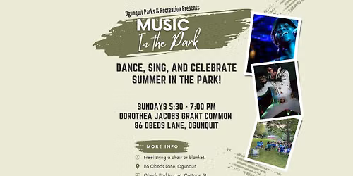 Ogunquit's Music in the Park Summer Concert Series