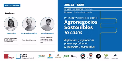 Presentaci\u00f3n del libro \u201cAgronegocios Sostenibles 10 casos\u201d