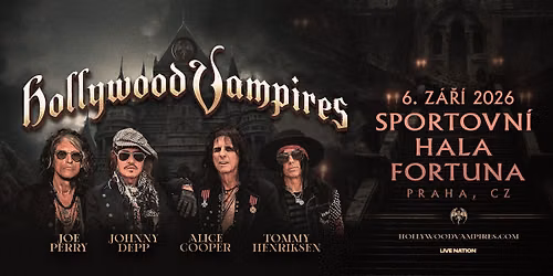 HOLLYWOOD VAMPIRES: UK & EUROPEAN TOUR 2026 | Praha