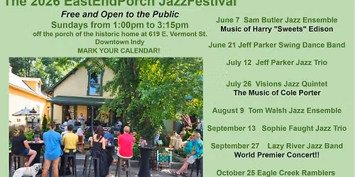 Lazy River Band World Premier Concert at the EastEndPorch JazzFestival