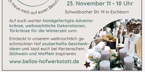 Hofadventszauber in Bellas Hofwerkstatt