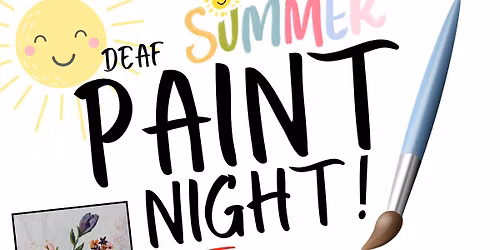 Deaf Paint Night