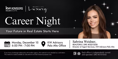 Career Night: Your Future in Real Estate Starts Here