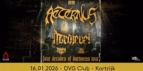 Aeternus + Nordjevel + supports @ DVG Club, Kortrijk