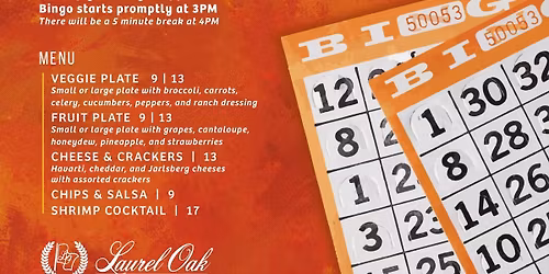 Saturday Bingo (Member Event)