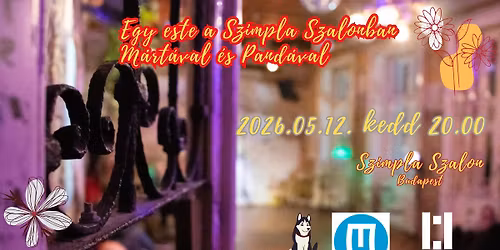 Egy este a Szimpla Szalonban Ladj\u00e1nszki M\u00e1rt\u00e1val \u00e9s Pand\u00e1val