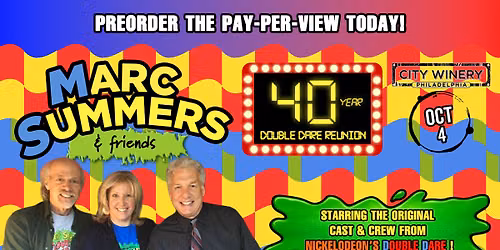 Marc Summers - 40 Year Double Dare Reunion
