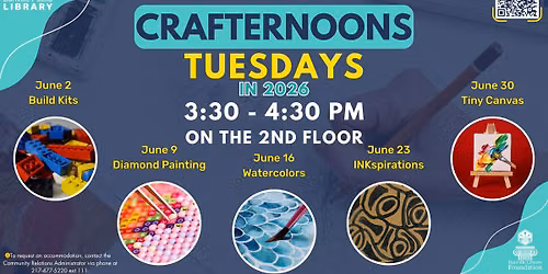 Teen Crafternoons - June 2026