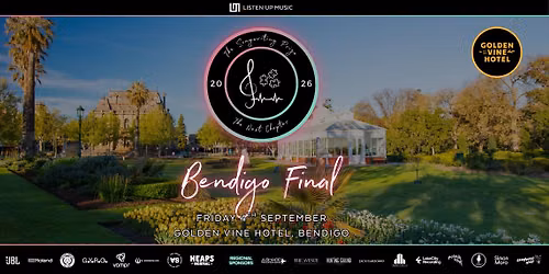 The Songwriting Prize 2026: Bendigo Final | Golden Vine Hotel