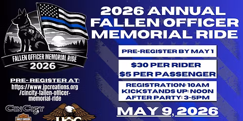 2026 Fallen Officer Memorial Ride