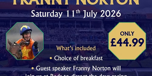 Breakfast With Franny Norton & Raceday Trip To Chester