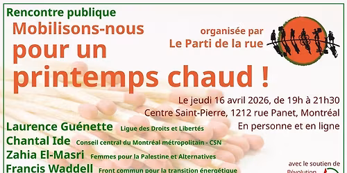 Pour un printemps chaud!