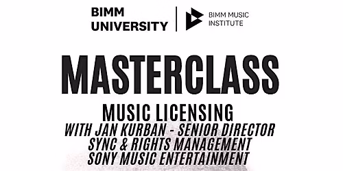 BIMM Music Institute Berlin Masterclass - Jan Kurban 12th December