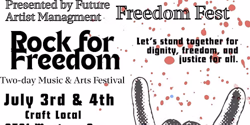 Freedom Fest: Rock for Freedom at Craft Local