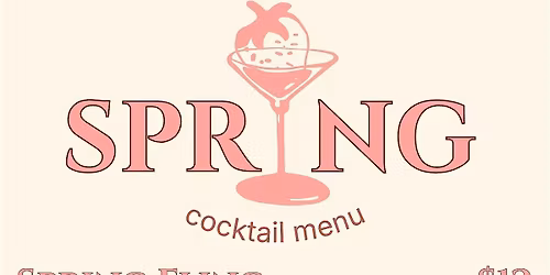 Spring Cocktail Flight Night