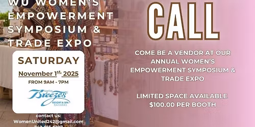 WU Women\u2019s Empowerment Symposium & Trade Expo