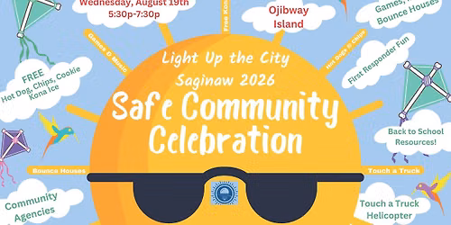 Light Up the City Saginaw 2026 Safe Community Celebration