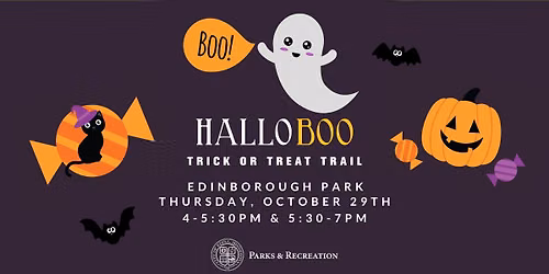 HalloBoo Trick or Treat Trail at Edinborough Park