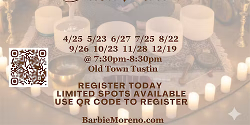 Copy of Monthly Restoration Soundbath and Reiki Healing