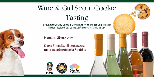 Wine & Girl Scout Cookie Tasting 21yrs+