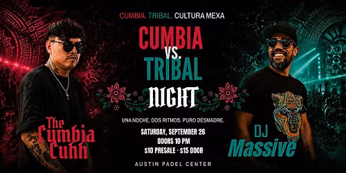 CUMBIA VS TRIBAL NIGHT