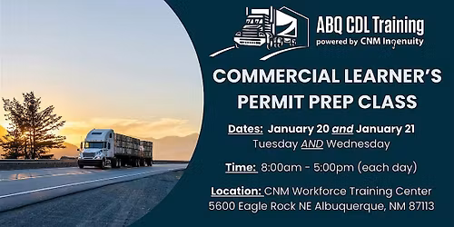 Commercial Learner's Permit Prep Class