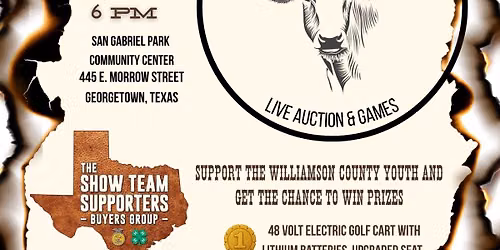 STEAK DINNER, LIVE AUCTION & GAMES