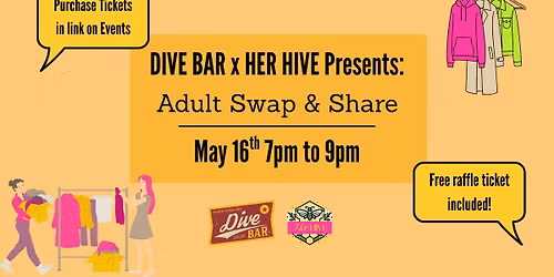 Adult Swap & Share @ Dive Bar HP