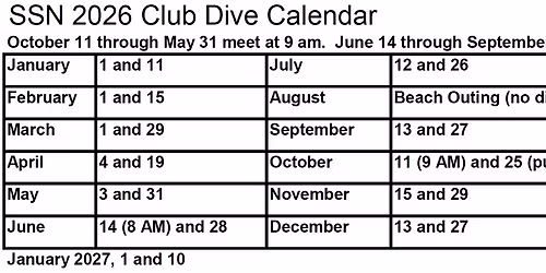 SSN Club Dive - Plymouth Beach, Plymouth, MA