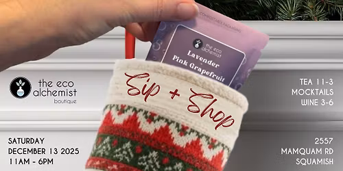 Holiday Sip + Shop