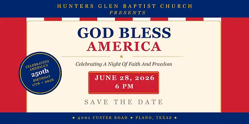 \ud83c\uddfa\ud83c\uddf8 GOD BLESS AMERICA \ud83c\uddfa\ud83c\uddf8 Celebrating A Night of Faith and Freedom