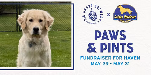 Paws & Pints \u2022 Fundraiser for Haven | Big Grove Cedar Rapids