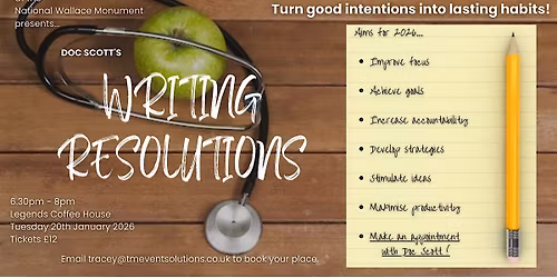 Writing Resolutions Workshop with Dr Catriona Scott!