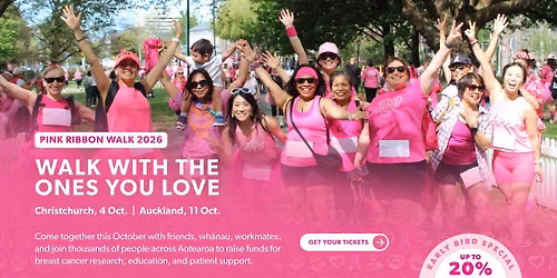 Pink Ribbon Walk Christchurch
