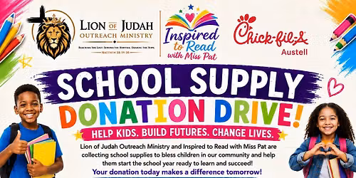 School Supply Donation Drive at Chick-fil-A Austell