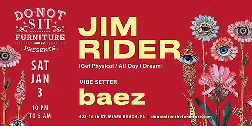 Jim Rider [Get Physical \/ All Day I Dream]