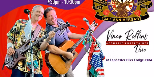 Vince Rollins Duo at Lancaster Elks Lodge #134