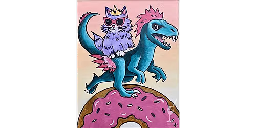 Purple Cat - Paint and Sip in Houston | Classpop!\u2122