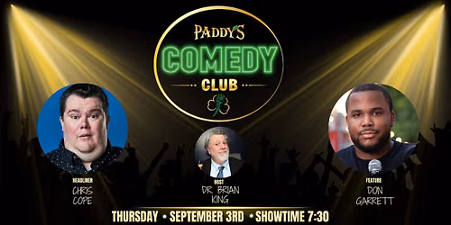 Paddy's Comedy Club presents Chris Cope and Don Garrett