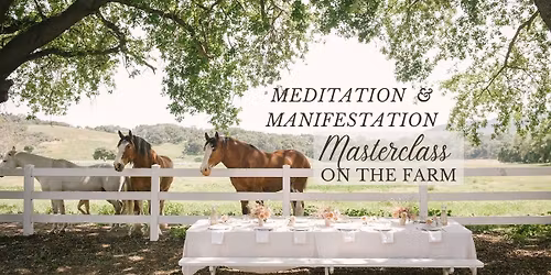 Meditation & Manifestation Masterclass on the Farm