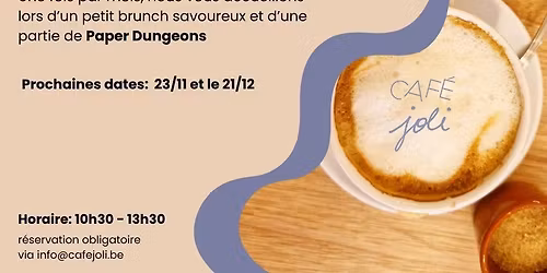 Brunch des aventuriers du dimanche