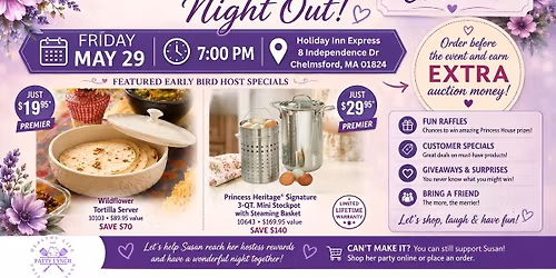 \u2728 You\u2019re Invited to a Princess House Night Out! \u2728