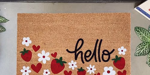 Sip & Paint a Doormat! 